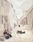 La rue du Sault-au-Matelot à Québec 1830