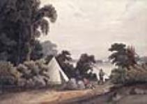 Campement sur la rivière des Outaouais ca. 1850