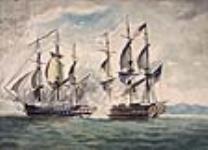 Capture de la frégate américaine Chesapeake par le HMS Shannon 1813