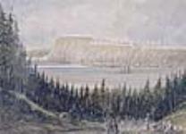 Vue de Québec depuis la pointe de Lévy, Canada-Est 1860