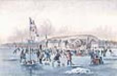 Curling Match at Montreal, Canada East 1855