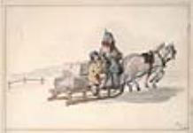 Carting Ice for Ice House, Canada East, 1849
