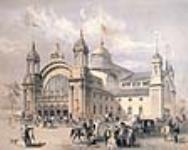 Le Palais d'exposition provincial, à Fredericton 1864