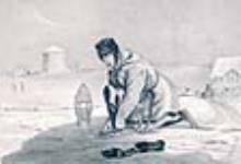 Snowshoeing near Quebec City, 1844