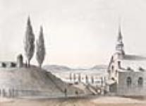 Vue de l'Esplanade, ville de Québec 1850