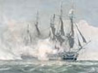 No. 1 H.M.S. Shannon, Commencing the Battle with the Chesapeake ca 1830