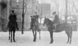W.L. Mackenzie King riding with friends, University of Toronto ca. 1890 - 1896