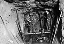 Underground with the miners. Mond Nickel Co., Levack, Ont 1925