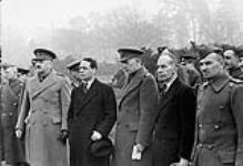 The Right Honourable Malcolm MacDonald visiting units of the Canadian Army before taking up the appointment of British High Commissioner in Canada. England, 1941 1941.
