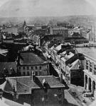 View of Notre Dame Street, looking west from Notre Dame towers ca. 1858 - 1900