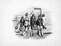 Members of the Chippewa Tribe at Dufferin [between 1872-1873].