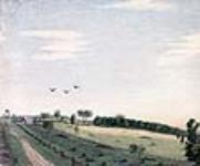 Vue de la ferme de P.H. Gosse à Compton, au Bas-Canada 29 December 1836