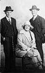 Arrival of Olga Pessonen and Viktor Kangas in Canada. Shown here with an unidentified friend 1924