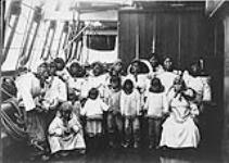 Eskimo women and children, Hudson Bay, 1904