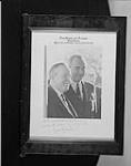 L.B. Pearson with L.B. Johnson at White House January 21, 1964.