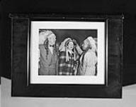 Lester B. Pearson, as Secretary for External Affairs, and Maryon Pearson with Blackfoot Indian Chief [Rufus Goodstriker] ca. 1950