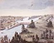 Long Island Lock, Rideau Canal, ca 1835