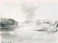Les chutes américaines, chutes Niagara, New York 21 mars, 1839.
