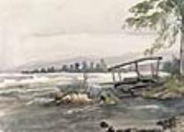 The Rapids above Niagara Falls 27 juin 1839.