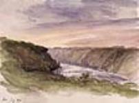 Partie du détroit de la rivière Niagara en aval du tourbillon July 1839