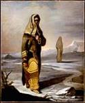 Woman in Eskimo Clothing from Labrador, ca. 1768-1772