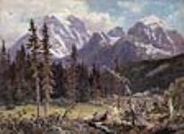 Vue des montagnes Rocheuses 1887