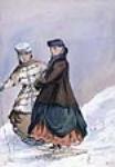 Two Women on Snowshoes 1866