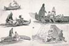 Indiens de la rive Nord, lac Supérieur ca 1880