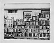 View looking towards bookshelves on the east wall of Lester Pearson's study Sept. or Oct. 1973