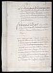 Concession du poste de la Baie-des-Châteaux [document textuel] 12 sept. 1749.