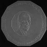 Plaster model for proposed medal: The Henry Girdlestone Acres Medal for Academic Excellence: Founded 1947. University of Toronto. Reverse 1947