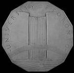 Plaster model for reverse of proposed medal: The Henry Girdlestone Acres Medal for Academic Excellence: Founded 1947. University of Toronto 1947