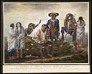 Deputation of Indians from the Mississippi Tribes to the Governor General of British North America, Sir George Prevost, 1814