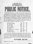 Public Notice 1898.