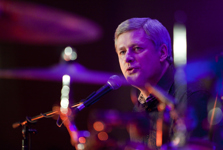 [Prime Minister Stephen Harper is the frontman in Ottawa-area band Herringbone during the Conservative Christmas Party at the Crown Plaza Hotel in Ottawa] 8 December 2010