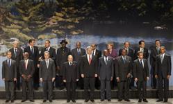 [The leaders of the G8 and Outreach countries pose for a family photograph] 25 June 2010