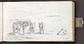 campement à Prairie 24 July 1862