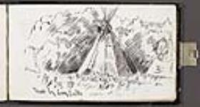 Tent by Long Lake août 1862