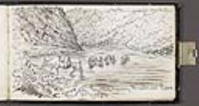 traversant la rivière Pembina août 1862
