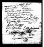 [Extrait de mariage de Ignace Aubert de Gaspé (1714-1787) et ...] 1745, juin, 30