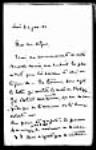 [Lettre autographe de T[homas] Aubert de Gaspé à son frère ...] 1881, janvier, 02