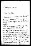 [Lettre autographe de T[homas] Aubert de Gaspé à son frère ...] 1886, novembre, 10