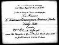 [Carton d'invitation adressé à Mlle Blanche de Gaspé par le ...] 1908, juillet, 28