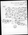 [Letter from Mr. Chagnon, assistant secretary Board of Agrigulture, Lower ...] 1857, February, 16