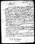 [Lettre de Thouron et frères à [Jean-Baptiste-Nicolas-Roch] de Ramezay, à ...] 1772, mars, 08