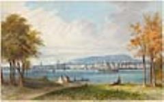 La ville de Montréal vue depuis l'île Sainte-Hélène ca. 1860