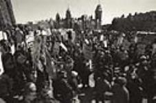 Labour Demonstration against wage controls, Parliament Hill 1976.