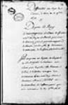 [Ordonnance de Frontenac défendant "à tous Français domiciliés de sortir ...] 1674, novembre, 05