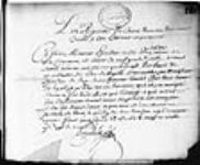 [Extrait des registres du Conseil souverain - déclaration de l'intendant ...] 1681, octobre, 21