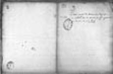[Résumé de lettres de Frontenac et Champigny (octobre - novembre ...] 1694